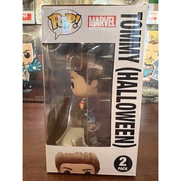 FUNKO POP MARVEL WANDAVISION BILLY AND TOMMY 2-PACK OFFICIAL EXCLUSIVE STICKER - Picture 5 of 7